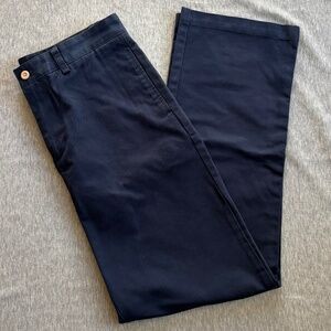 Vineyard Vines Boys Pants Size 20 Navy Blue Chino Casual Preppy